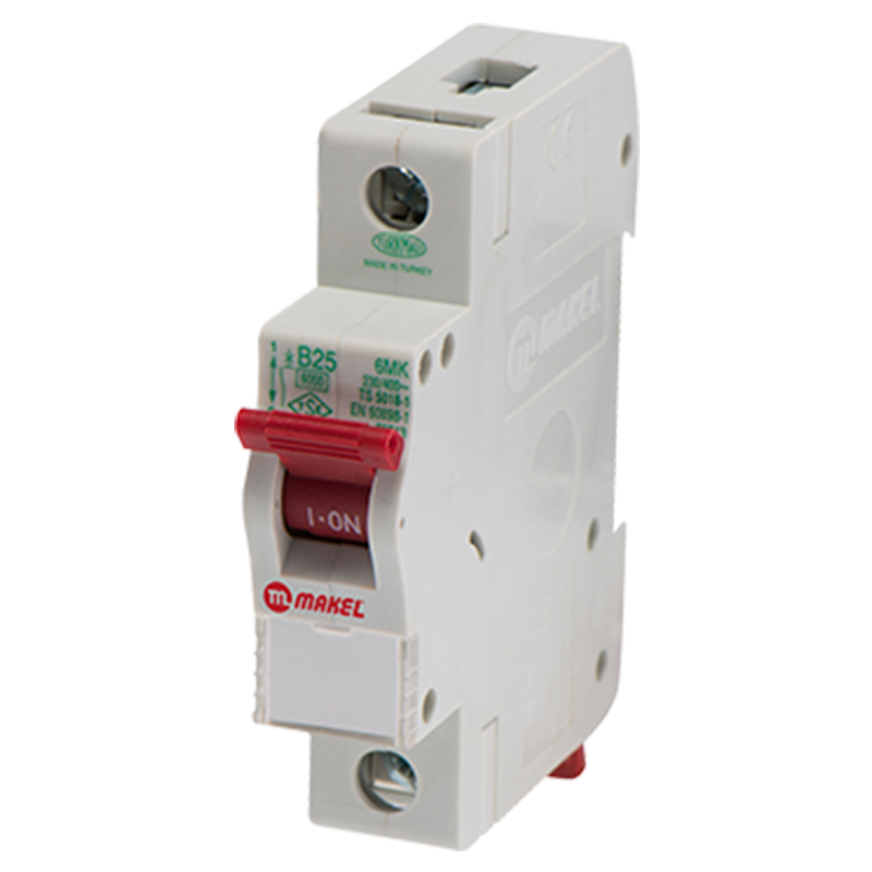 OTOMATİK SİGORTA KA 3ka - B TİPİ TEK KUTUPLU 6 AMPER resmi